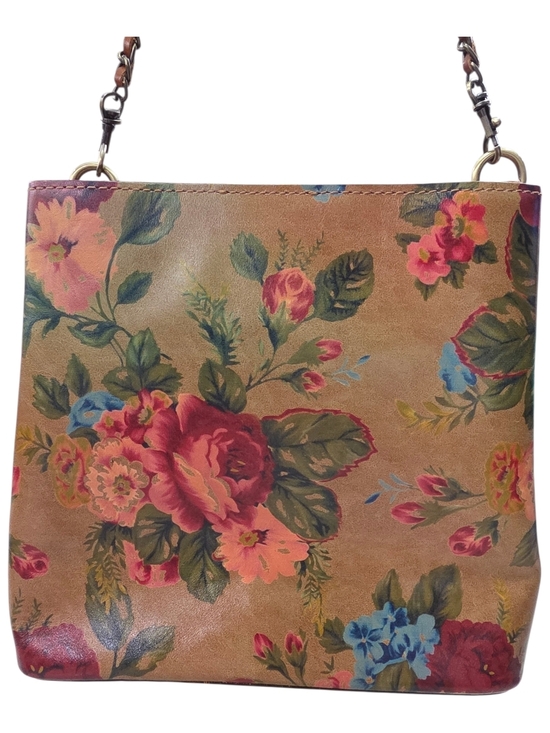 Patricia Nash Handbags - #42 Patricia Nash Floral Brown Leather Shoulder Bag